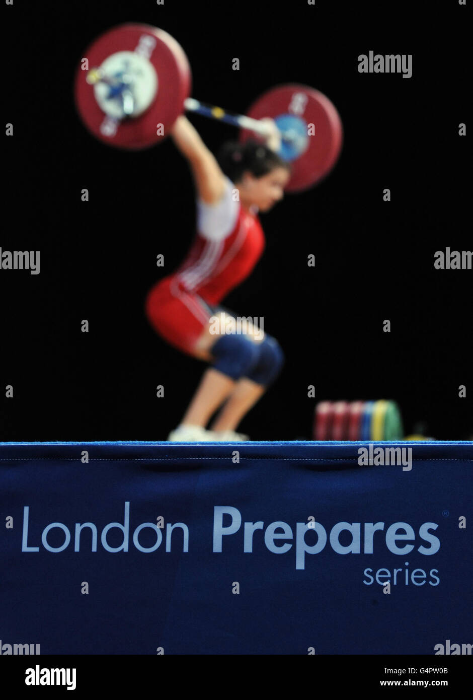 Olympics Weightlifting London 2012 Test Event Day One Excel