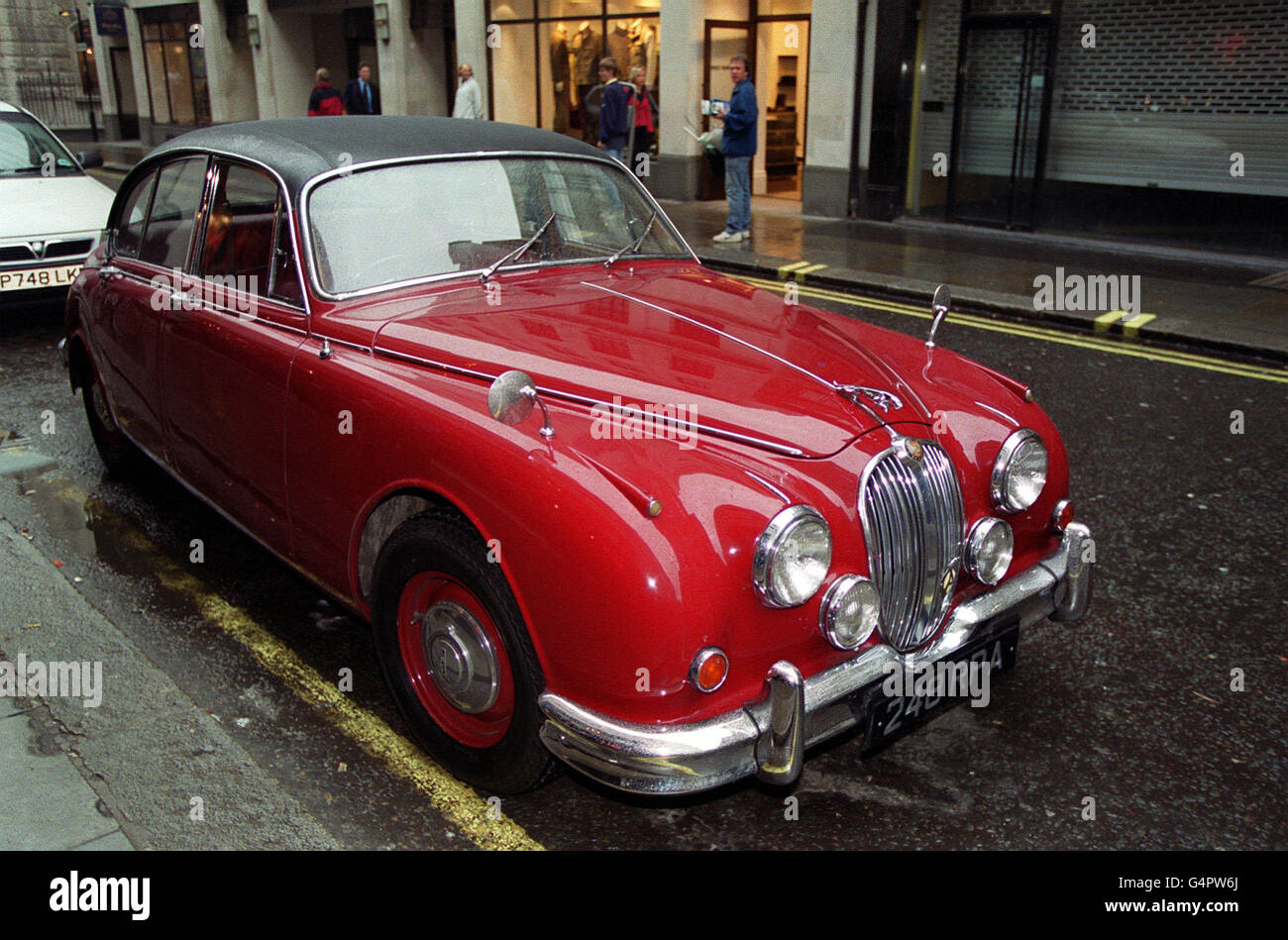 Inspector Morse 's red Jaguar car in London. Author Colin Dexter confirmed that he has killed off Inspector Morse as the final mystery 'The Remorseful Day' hit the bookshelves. * In the 13 novel the detective finally succumbs to the diabetes which has dogged him over the years. Thaw has starred as the detective in all 32 of the TV films. Stock Photo