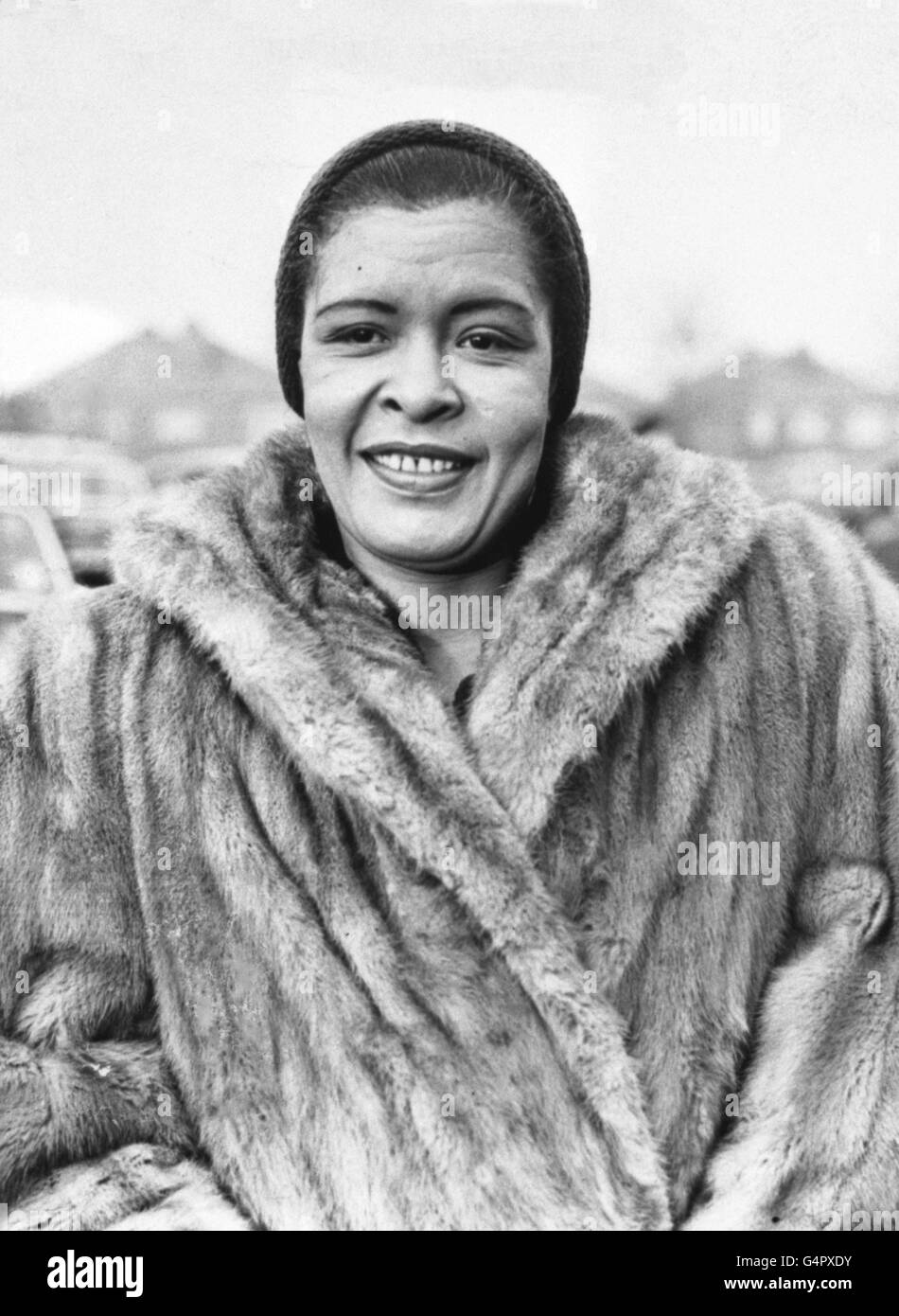 Music - Billie Holliday - London Airport Stock Photo