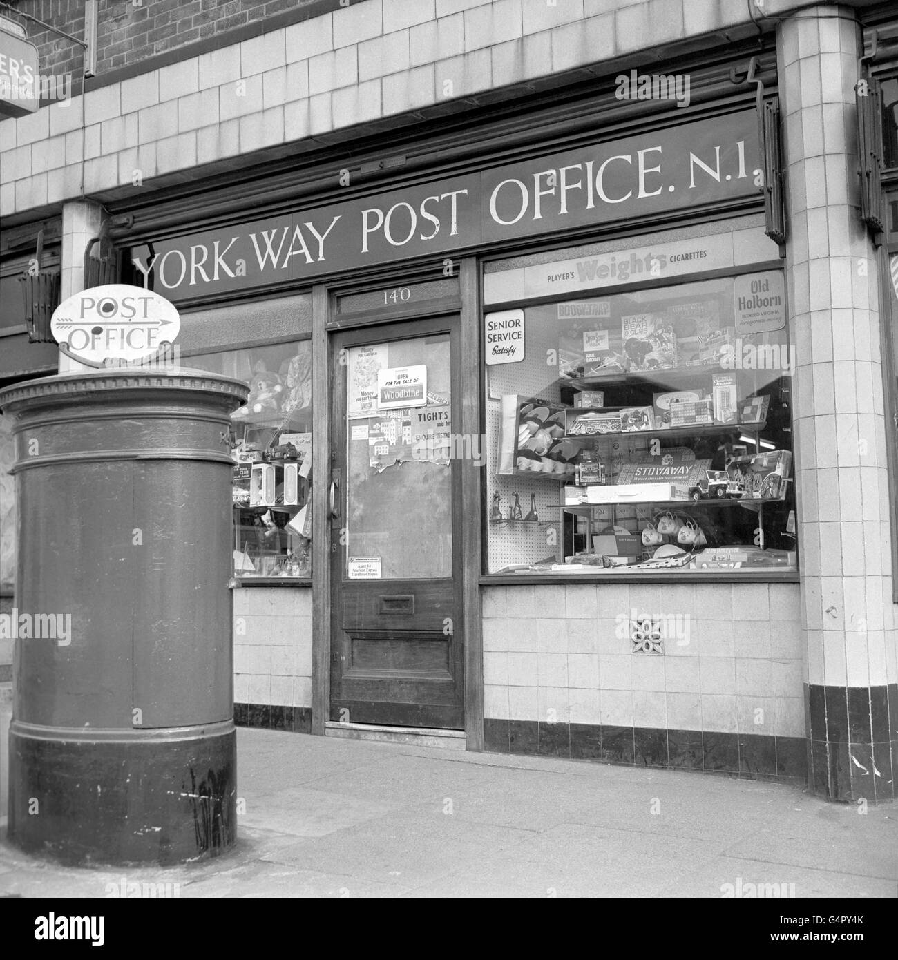 British Postal Service - York Way Post Office - London Stock Photo