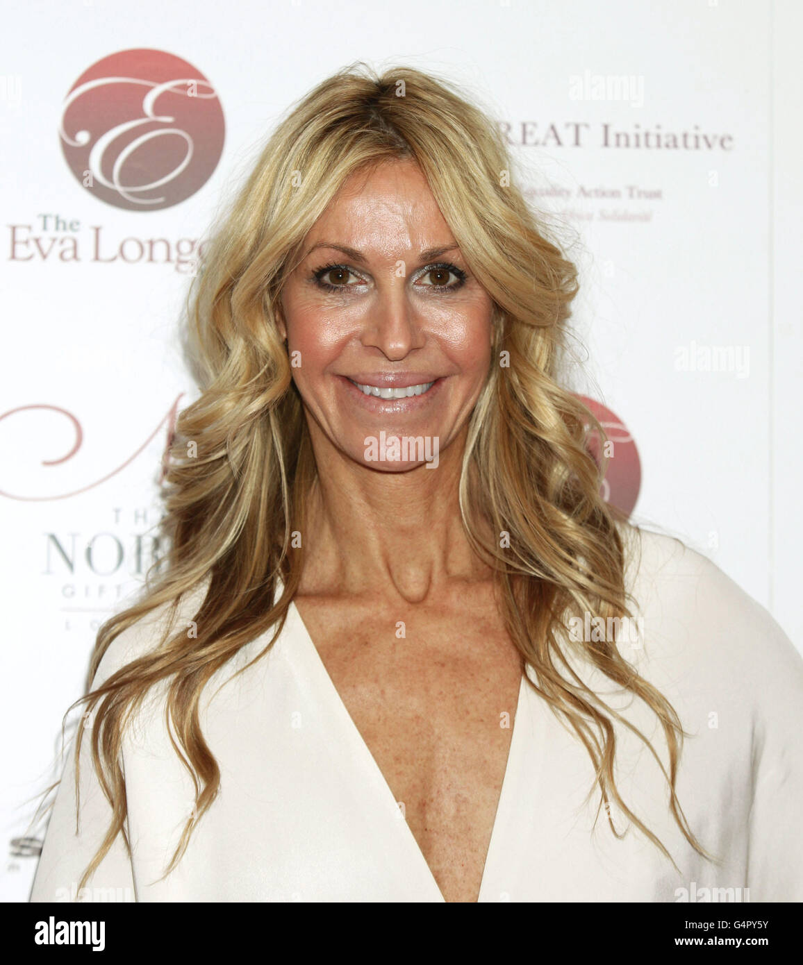 Melissa Odabash arriving for the Noble Gift Gala, at The Dorchester