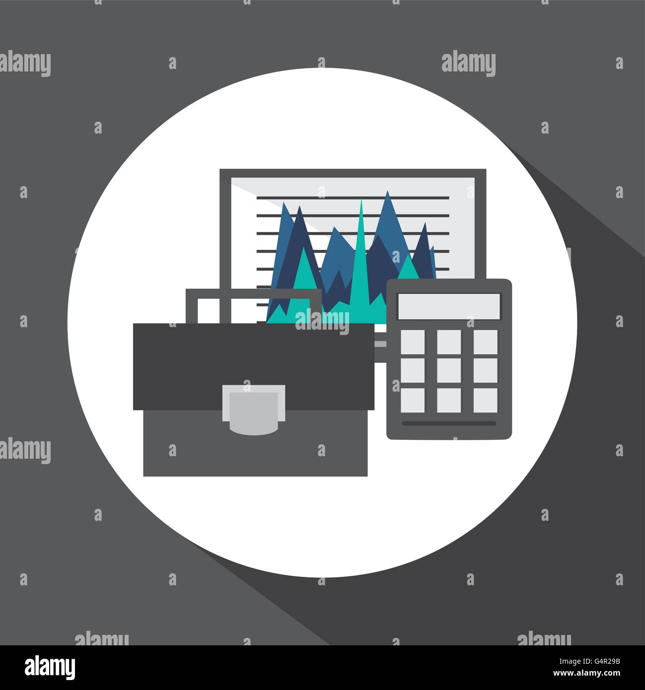 Infographic design. Business icon. Isolated illustration, vector Stock ...