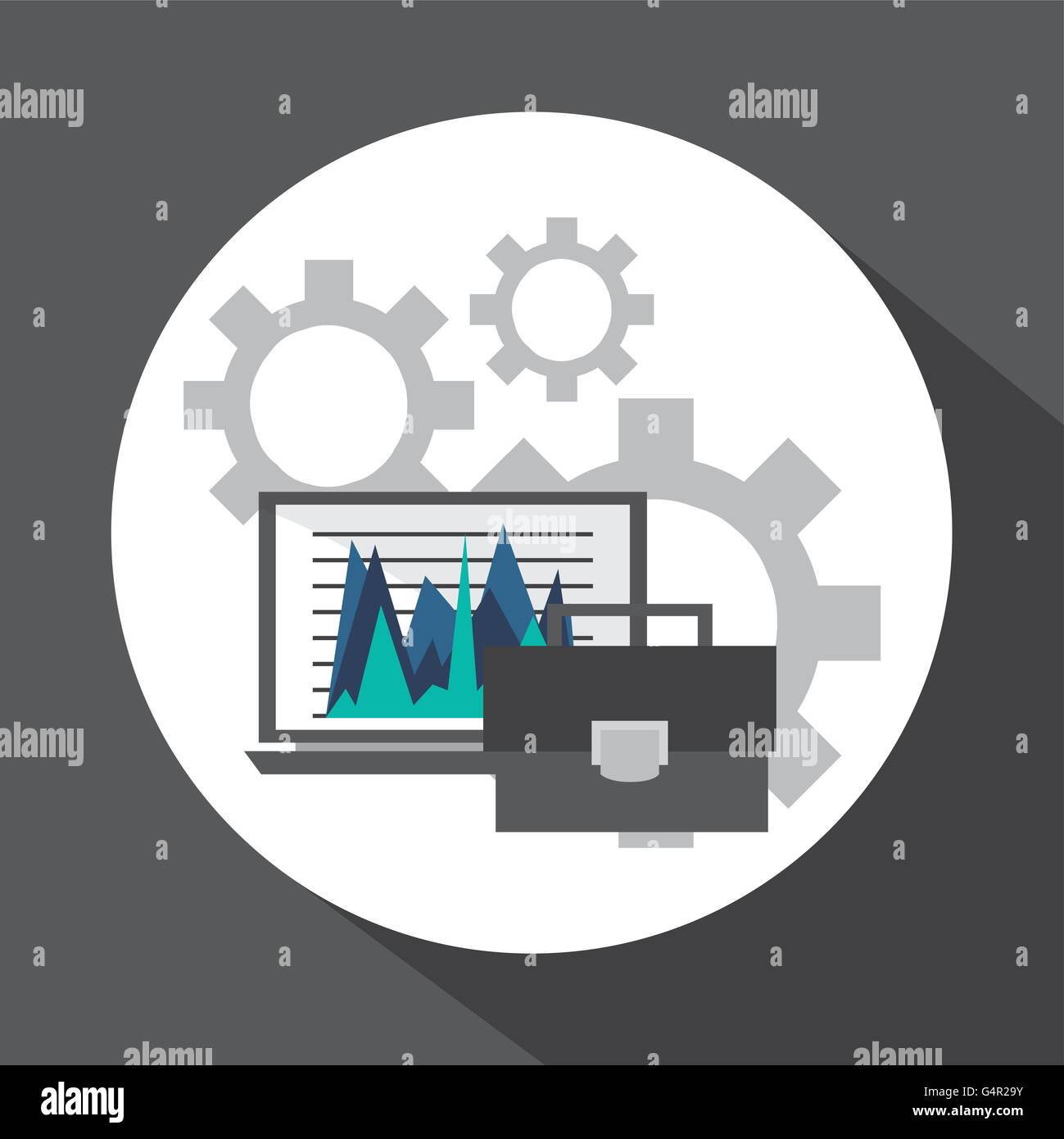 Infographic design. Business icon. Isolated illustration, vector Stock ...