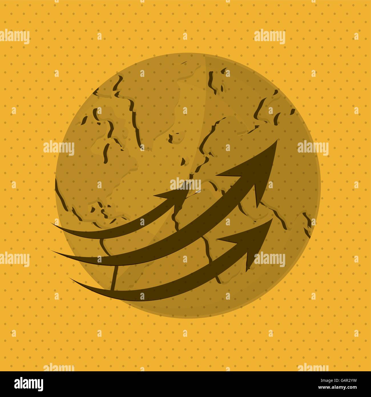 Planet design. World icon. Flat illustration Stock Vector Image & Art ...