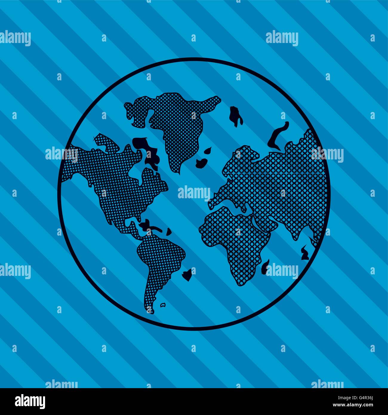 Planet design. World icon. Flat illustration Stock Vector Image & Art ...