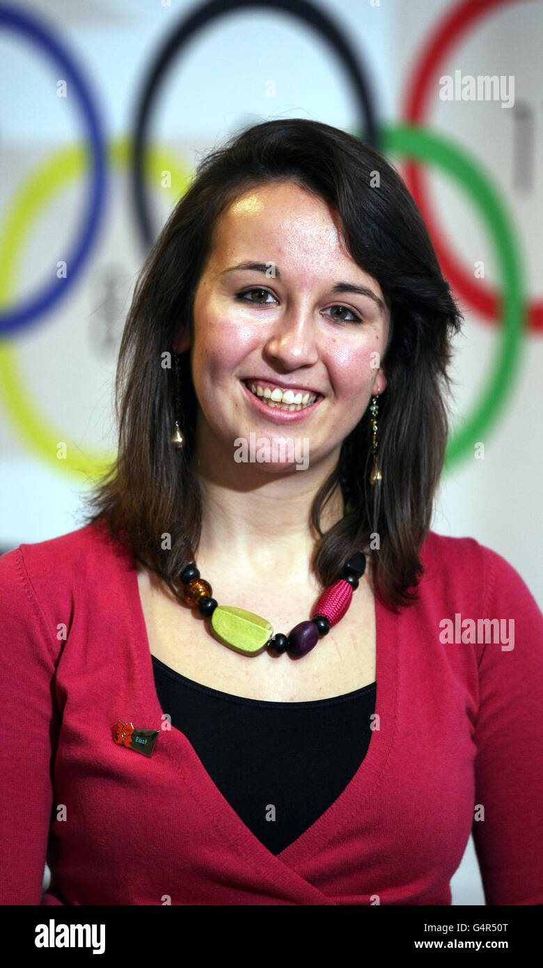 Olympic torch relay Stock Photo Alamy