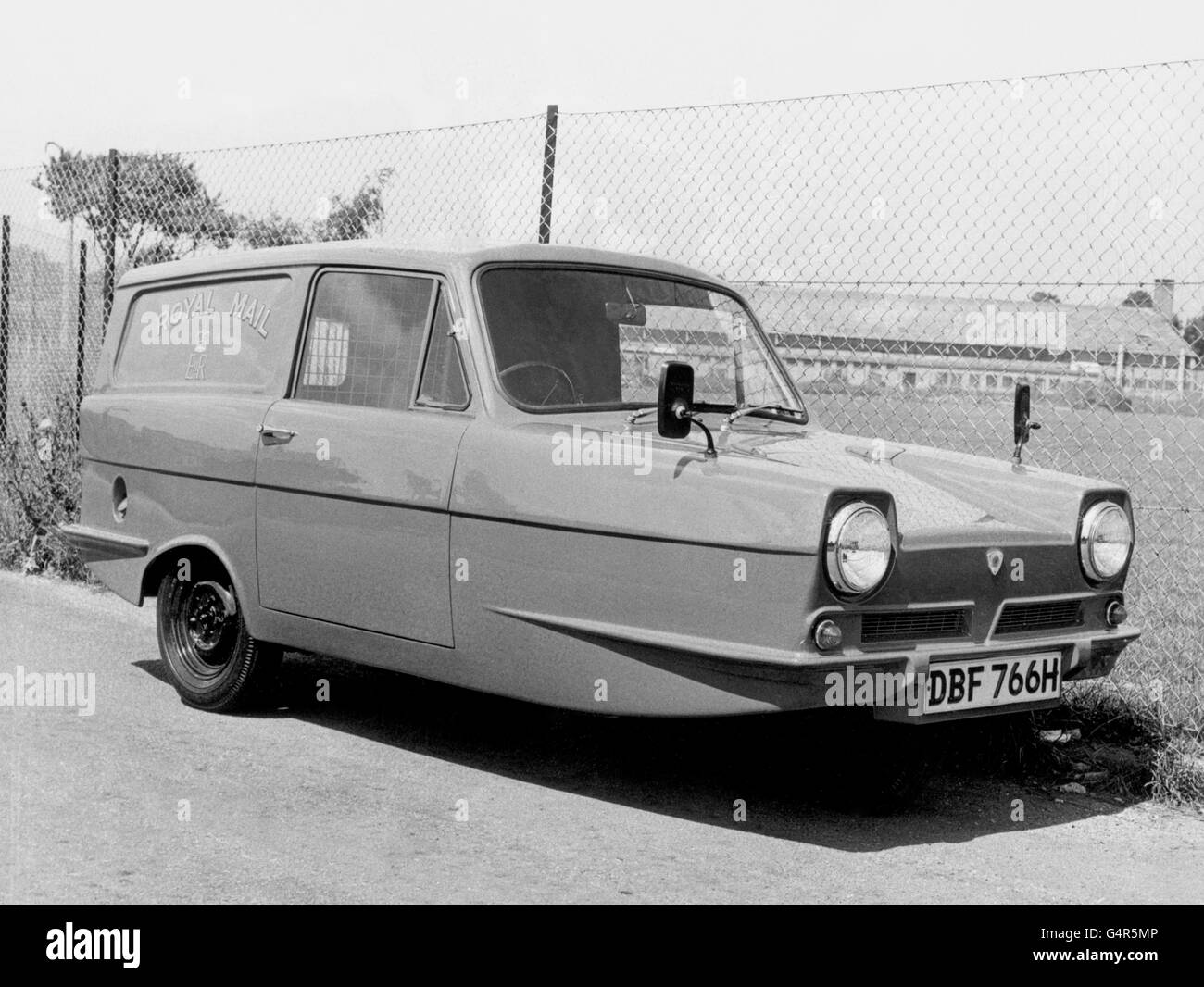 British Postal Service ThreeWheeled Mail Van Aberdeen Stock Photo Alamy