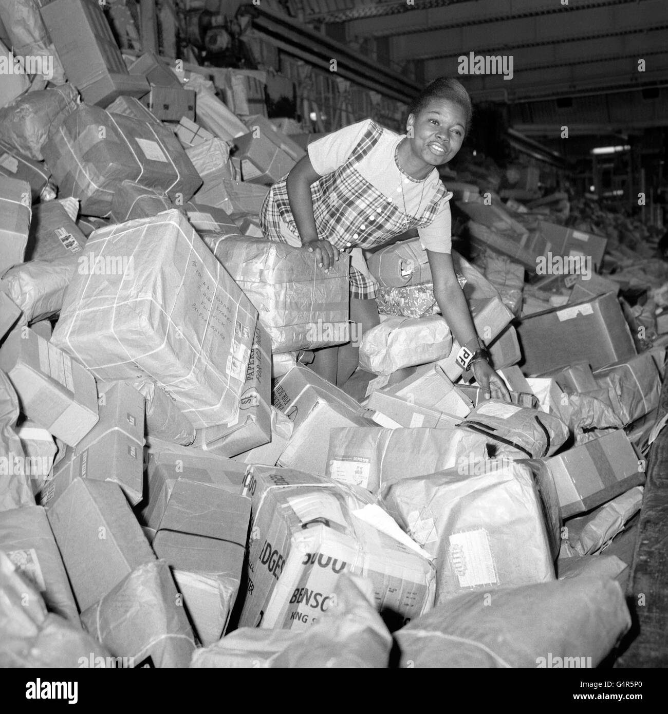 British Postal Service Mount Pleasant Sorting Office London Stock