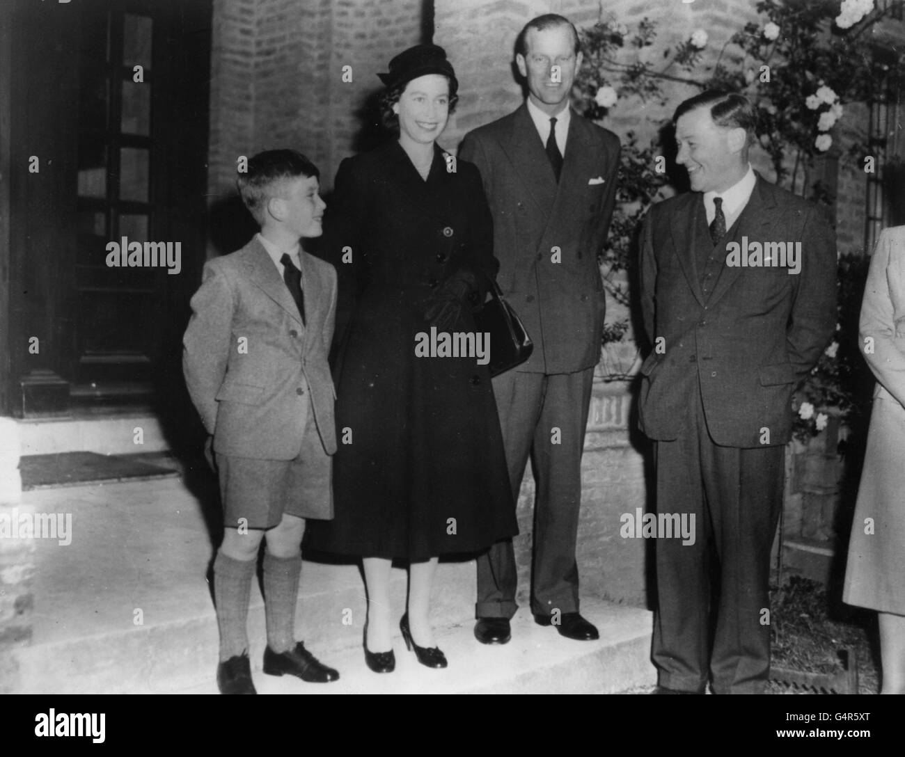 Royalty Prince Charles Cheam School, Newbury Stock Photo Alamy