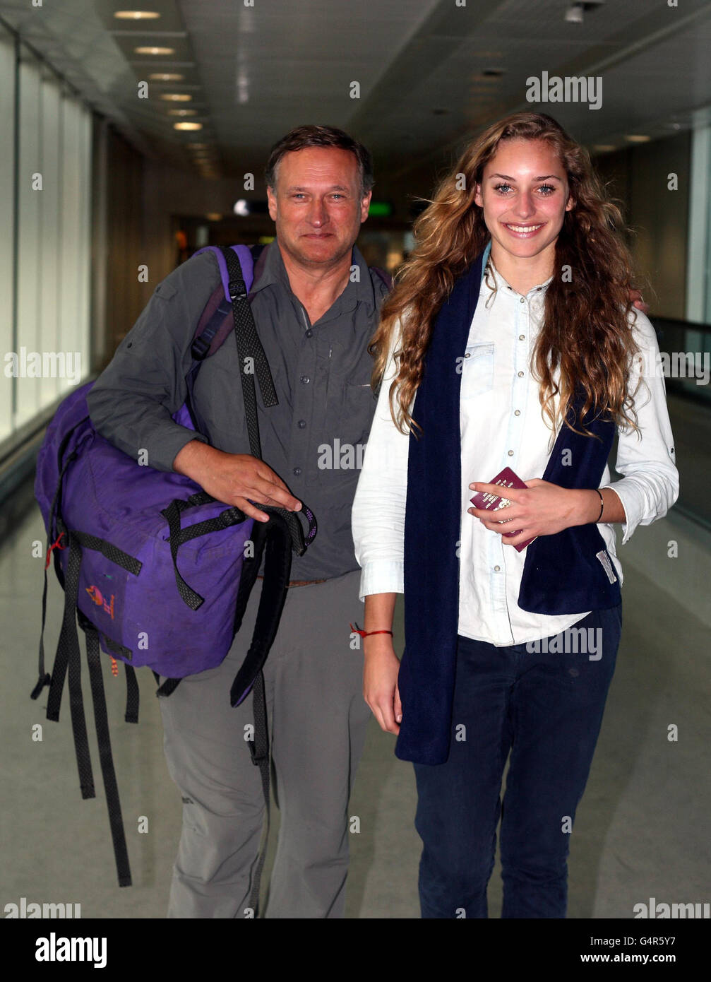 Amelia Hempleman Adams Arrives Back At Terminal 3 Of Heathrow Airport amelia-hempleman-adams-arrives-back-at-terminal-3-of-heathrow-airport