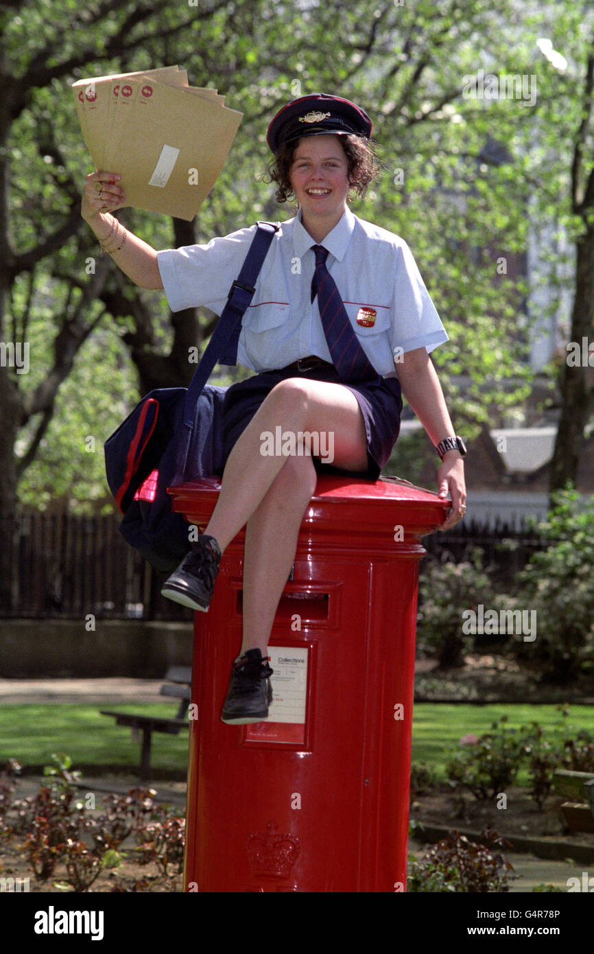 British Postal Service - New Royal Mail Shorts - London Stock Photo - Alamy