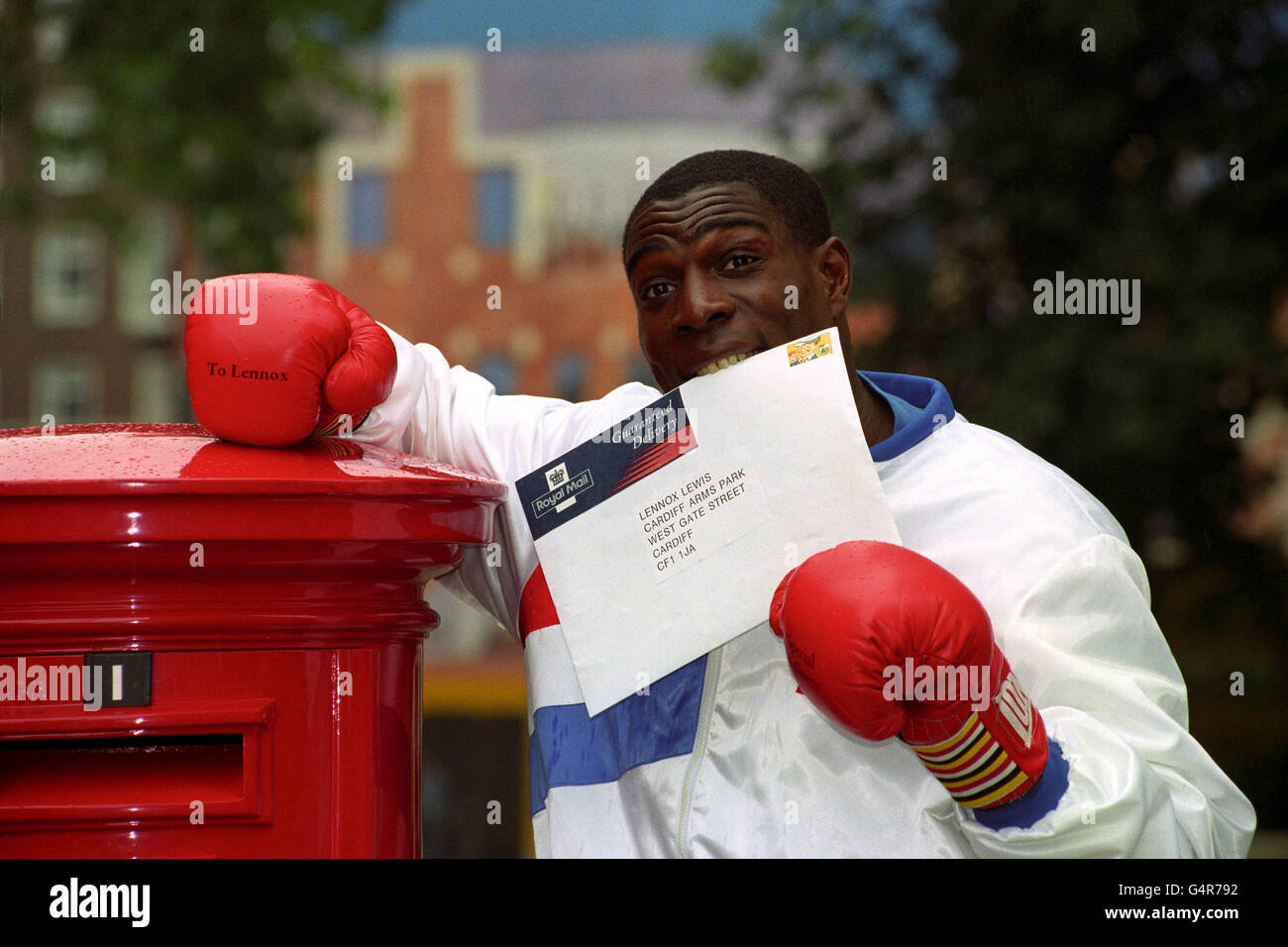 letter-to-world-champion-lennox-lewis-in-london-hi-res-stock
