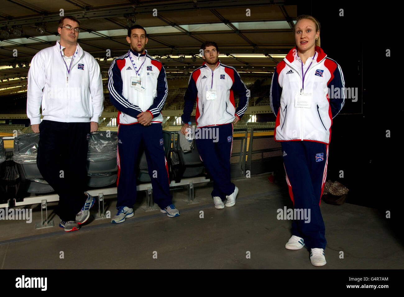 Olympics - Team 2012 Photocall - Olympic Park Velodrome Stock Photo