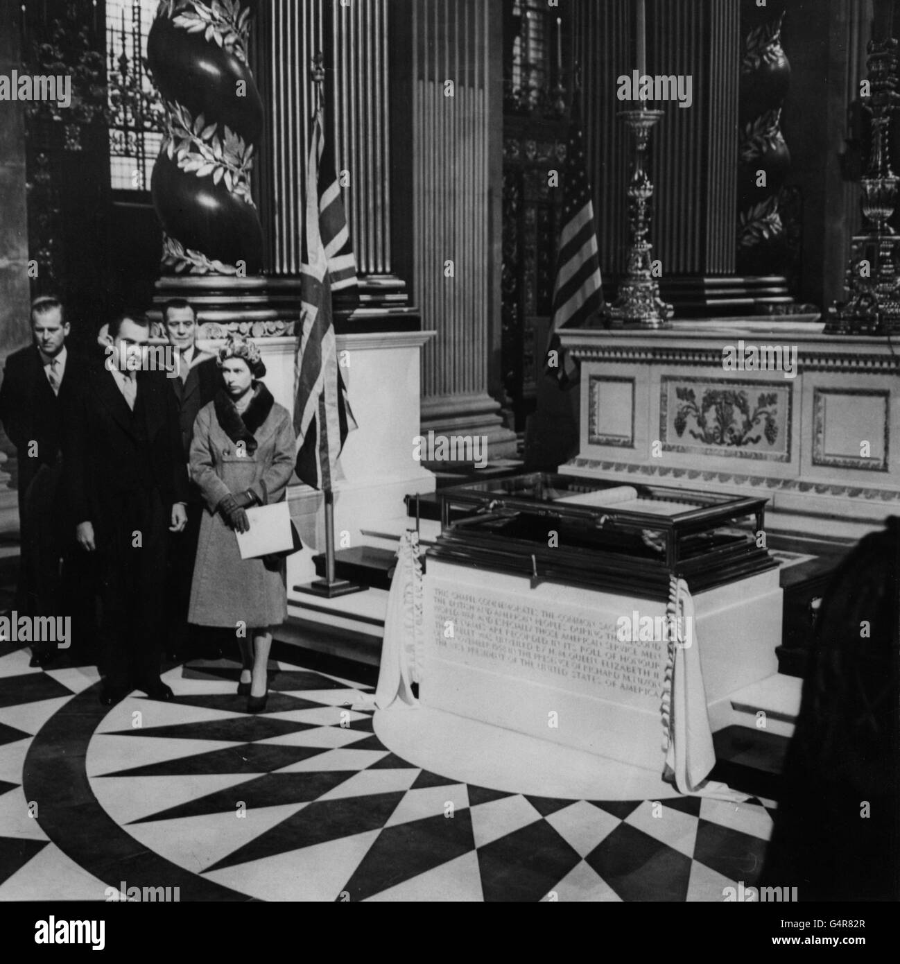 Religion - American Memorial Chapel Dedication - St. Paul's Cathedral Stock Photo