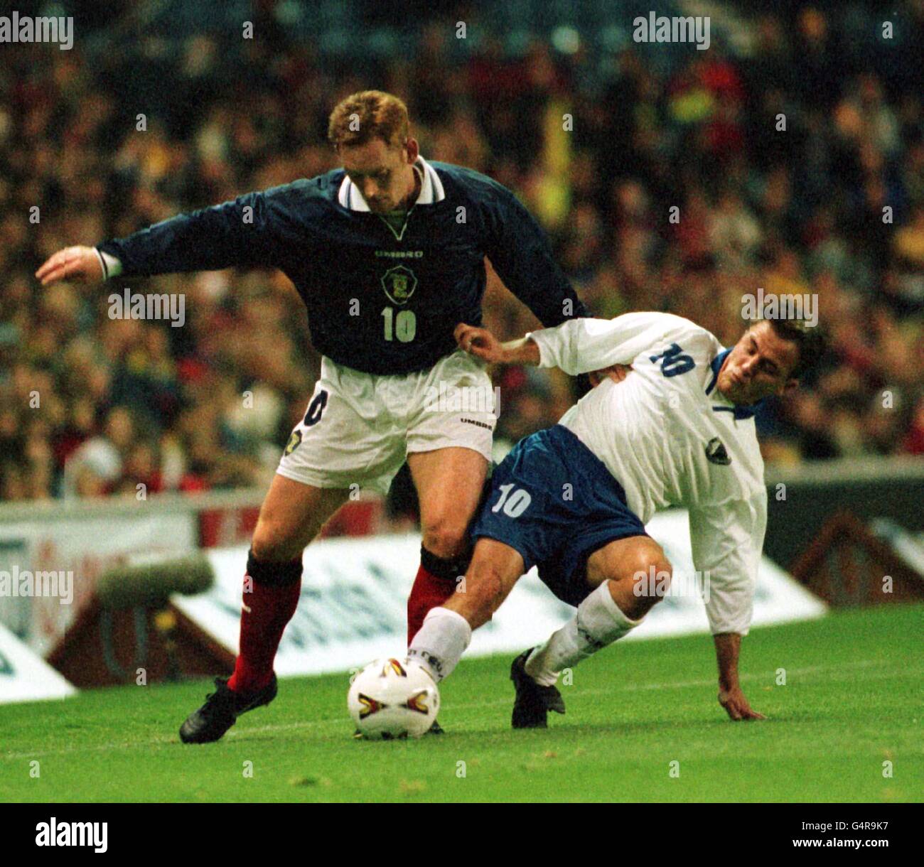 Scotland v Bosnia/Hopkin Stock Photo