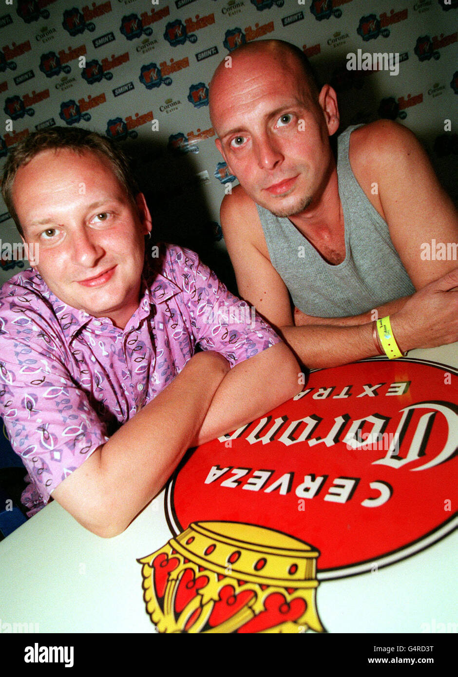 Brothers phil right and paul hartnoll hires stock photography and