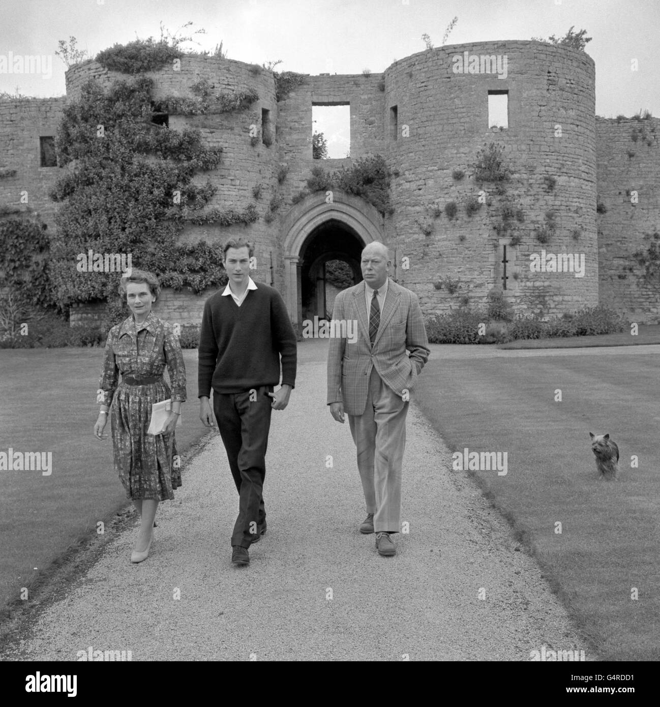 The duke and duchess of gloucester home Black and White Stock Photos ...