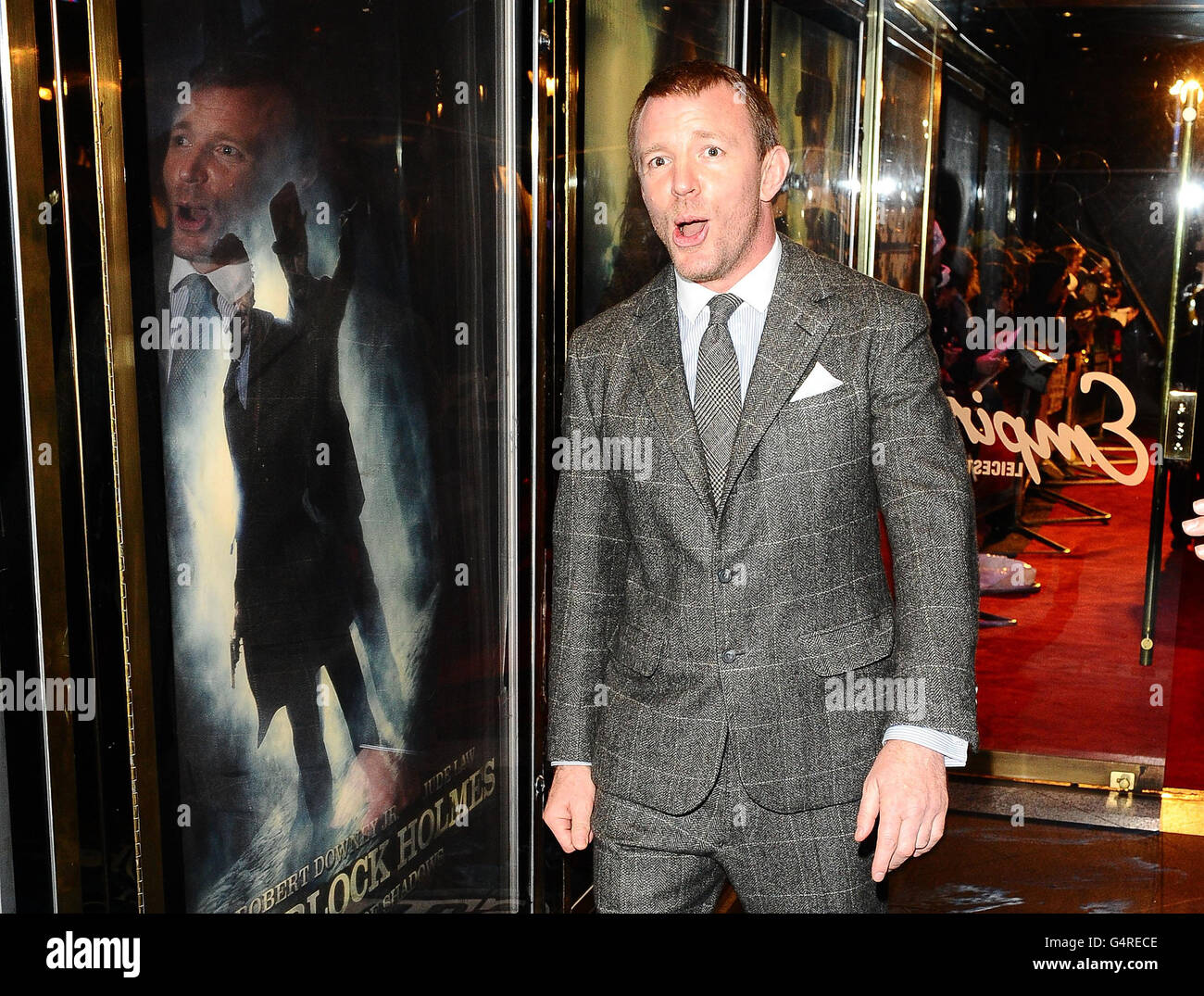 Guy Ritchie attends the European Film Premiere of Sherlock Holmes: A ...