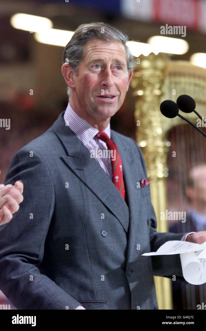 Rugby/ Prince Charles Stock Photo Alamy