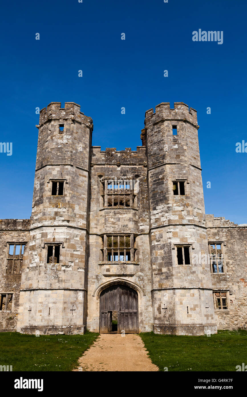 Entrance to Titchfield Abbey ruin near Fareham, Hampshire, England, United Kingdom, Europe Stock Photo