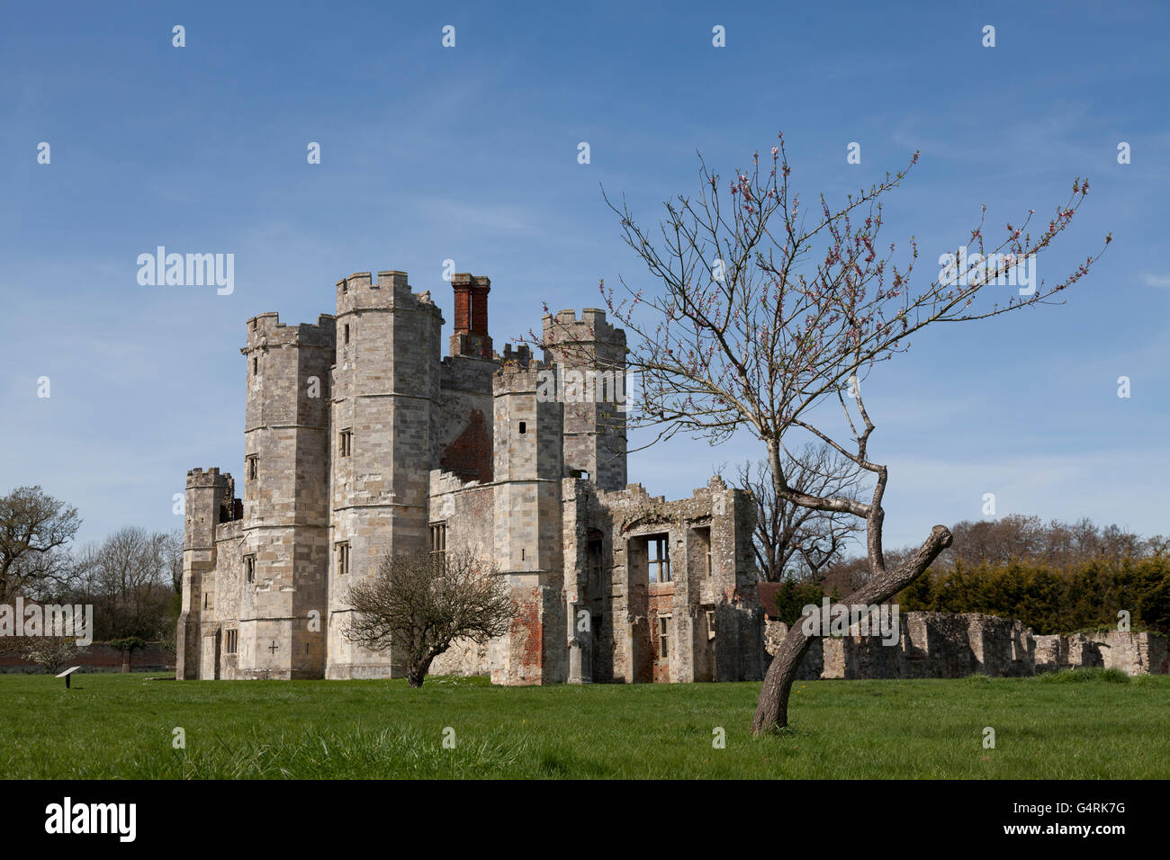 Titchfield Abbey ruin near Fareham, Hampshire, England, United Kingdom, Europe Stock Photo