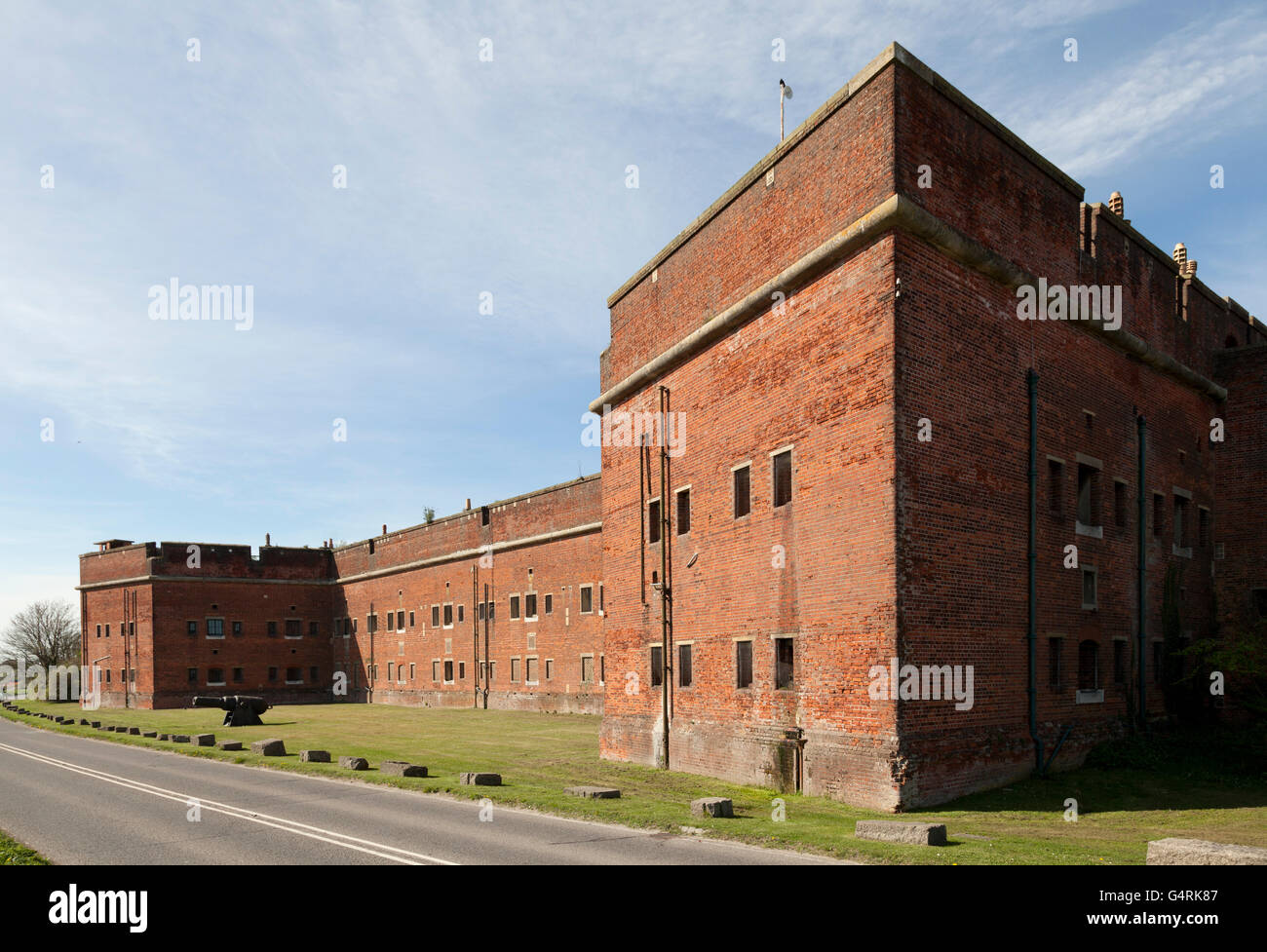 The Victorian Fort Widley on Portsdown Hill, Hampshire, England, United Kingdom, Europe Stock Photo