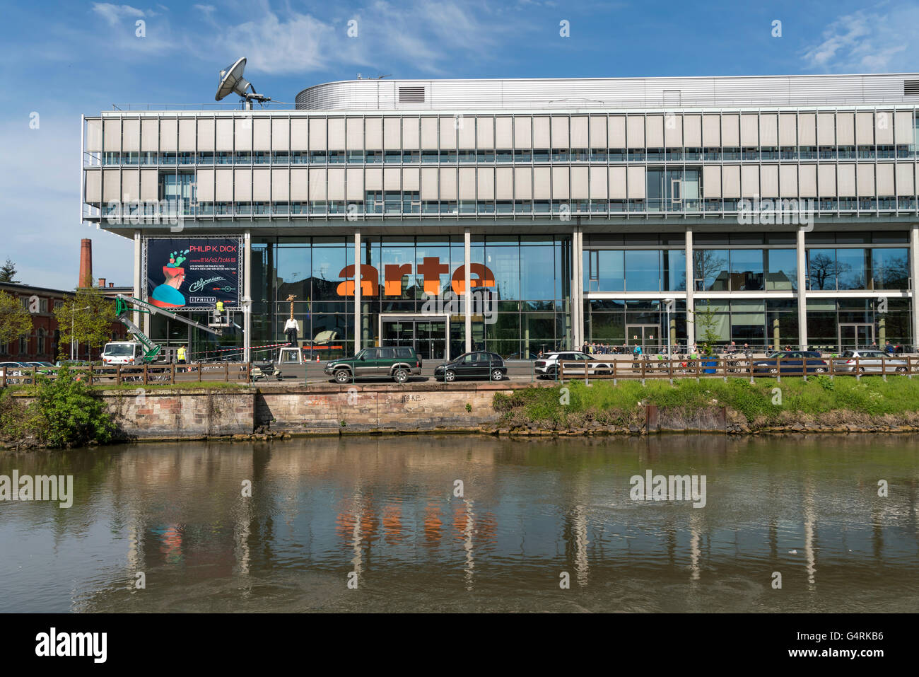 Building of the Franco-German television channel Arte, Strasbourg ...