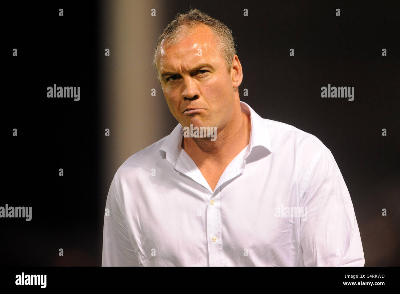 Rugby League - engage Super League - Semi Final - Warrington Wolves v Leeds Rhinos - Halliwell Jones Stadium Stock Photo