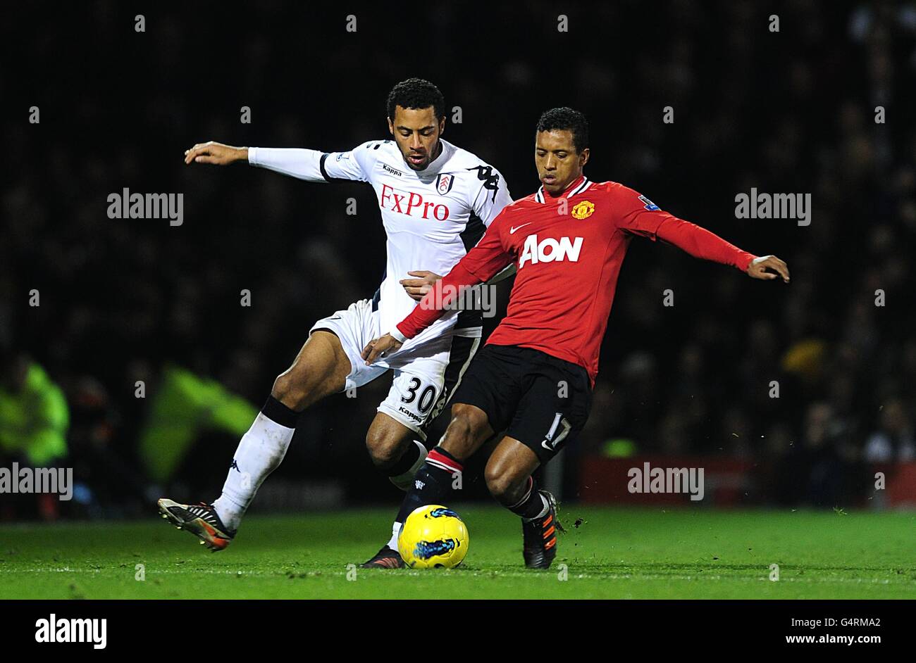 Moussa Dembele, Fulham Stock Photo - Alamy