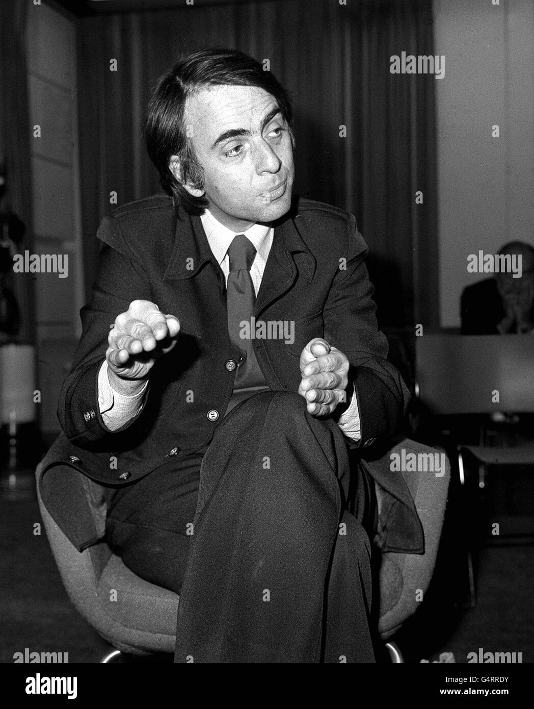 DIED ON THIS DAY - 20/12/1996 - Carl Sagan Stock Photo