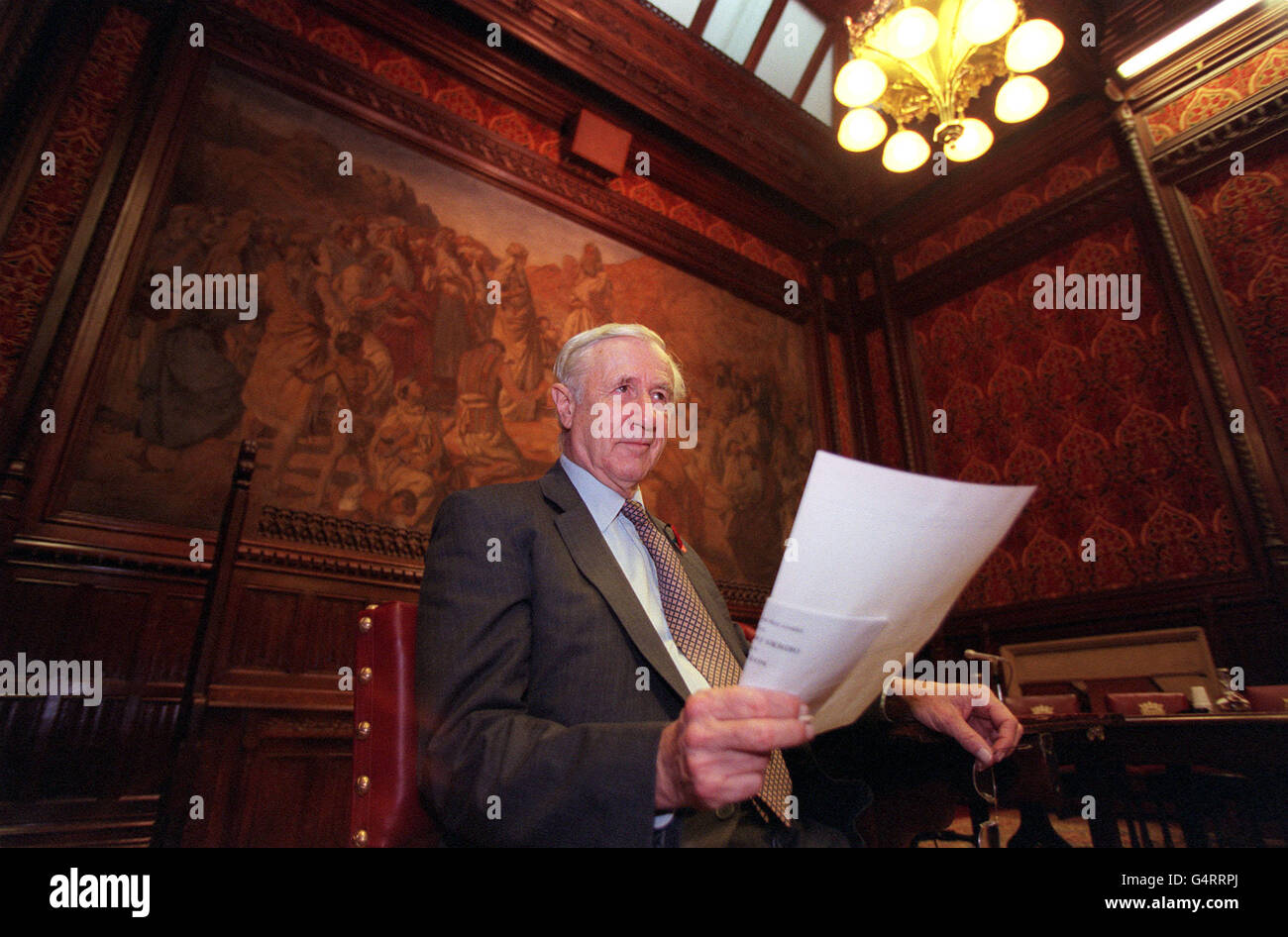 Lord monk bretton in the houses of parliament hires stock photography