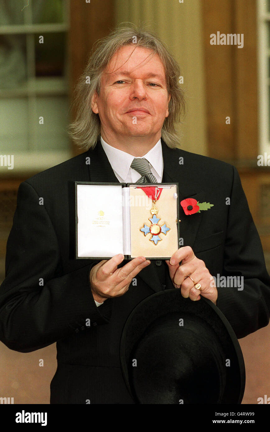 Playwright Christopher Hampton, 53, after he collected a CBE for services to the arts from The Prince of Wales at Buckingham Palace. He adapted Somerset Maugham s The Moon and Sixpence, and he translated the West End hit, Art, from the French. Stock Photo