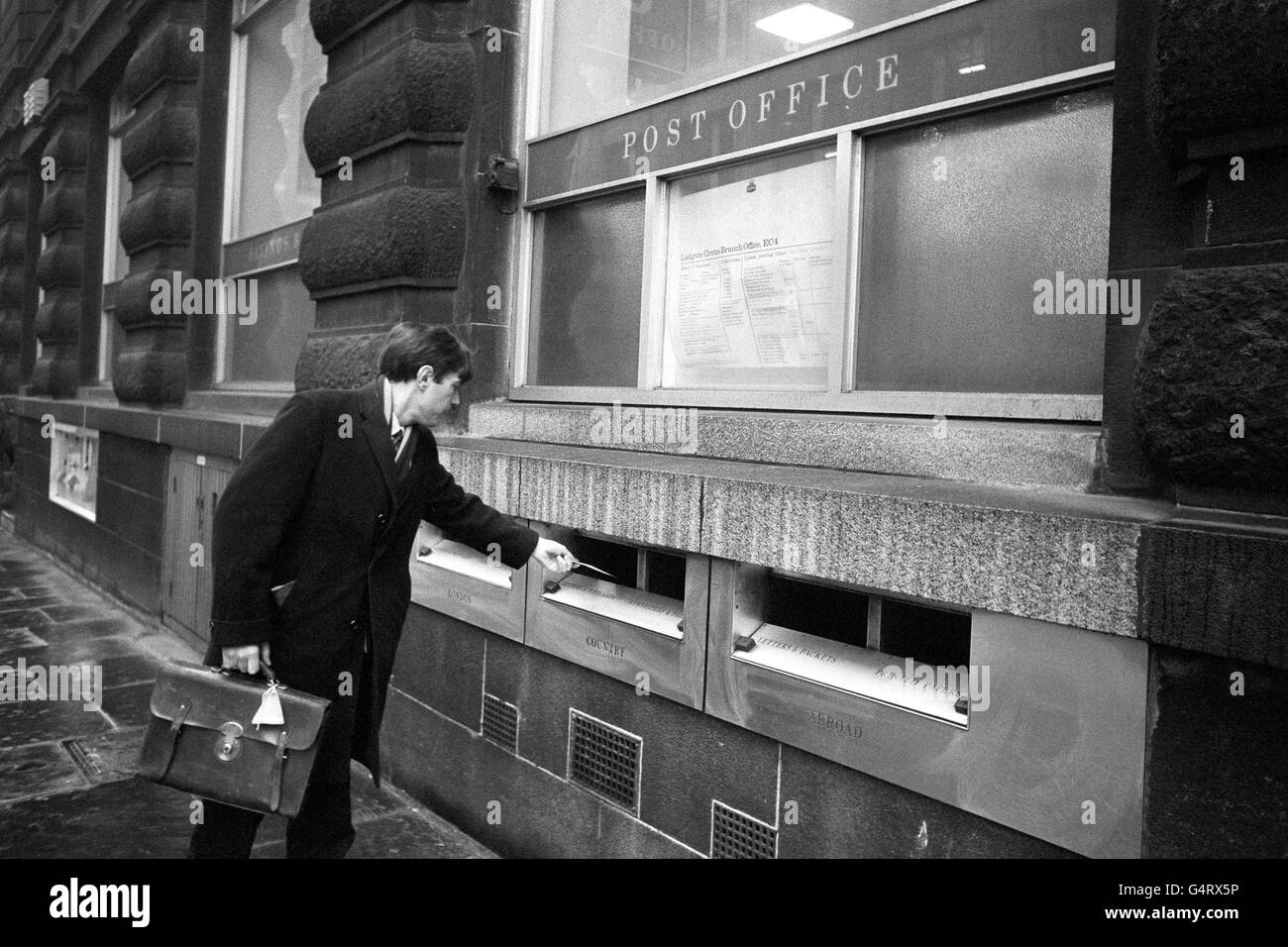 British Postal Service - Postal Strike Ends - London Stock Photo
