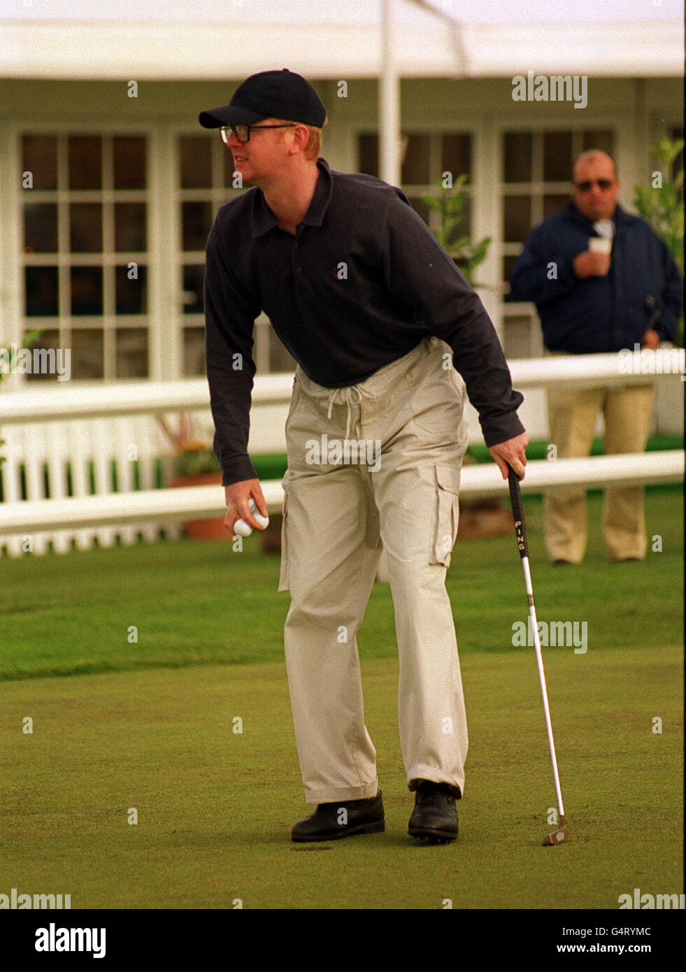 Chris evans playing golf hi-res stock photography and images - Alamy