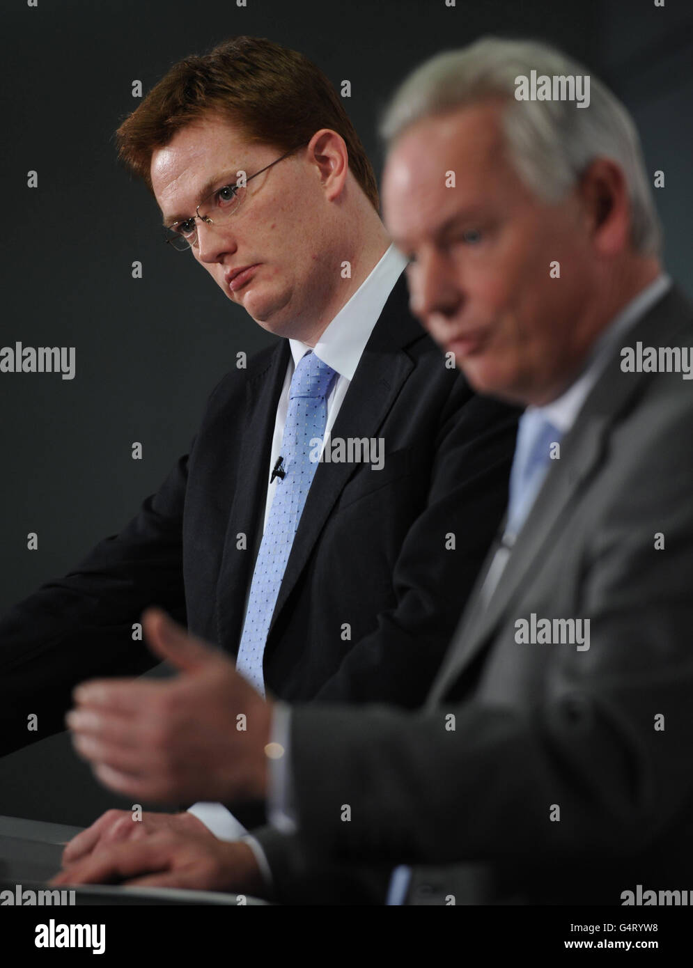 Chief Secretary to the Treasury Danny Alexander (left) and