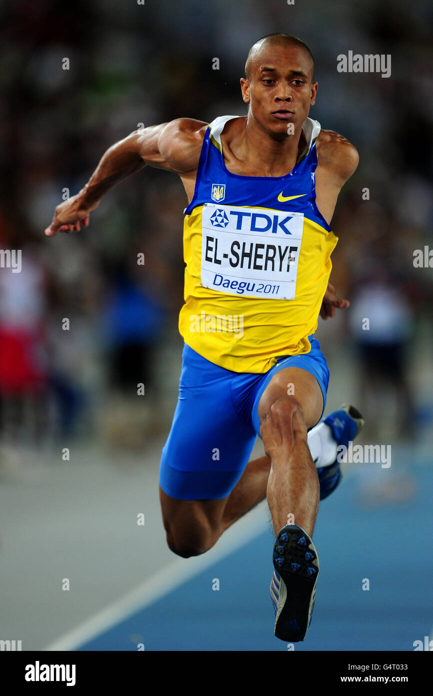 Ukraines sheryf el sheryf during the mens triple jump final hires
