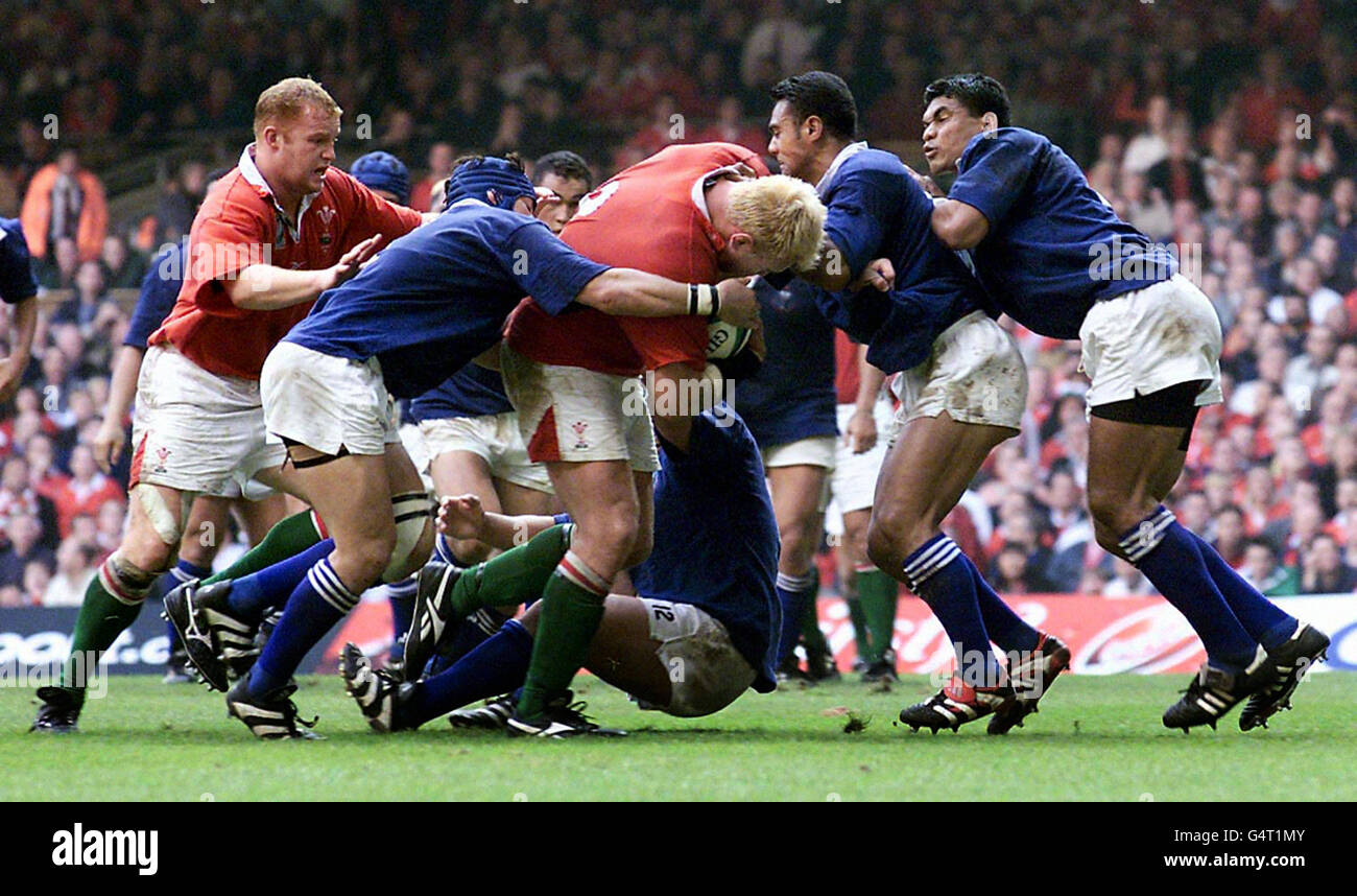 WC Rugby Wales/Samoa 13 Stock Photo Alamy