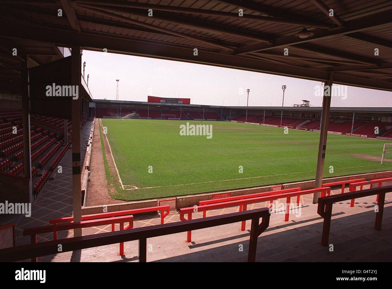 Soccer English Football League Grounds The Bescot Stadium Stock