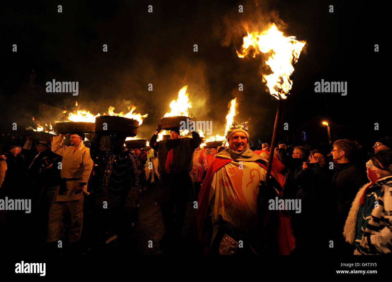 Allendale tar barrel parade hires stock photography and images Alamy