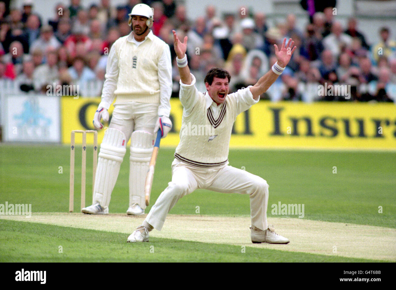 Cricket First Test England v New Zealand Third Day Stock Photo