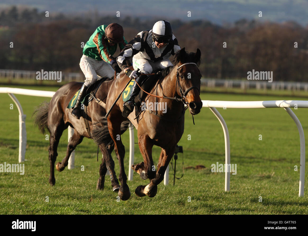 Hurdle race bangor on dee racecourse hi-res stock photography and ...