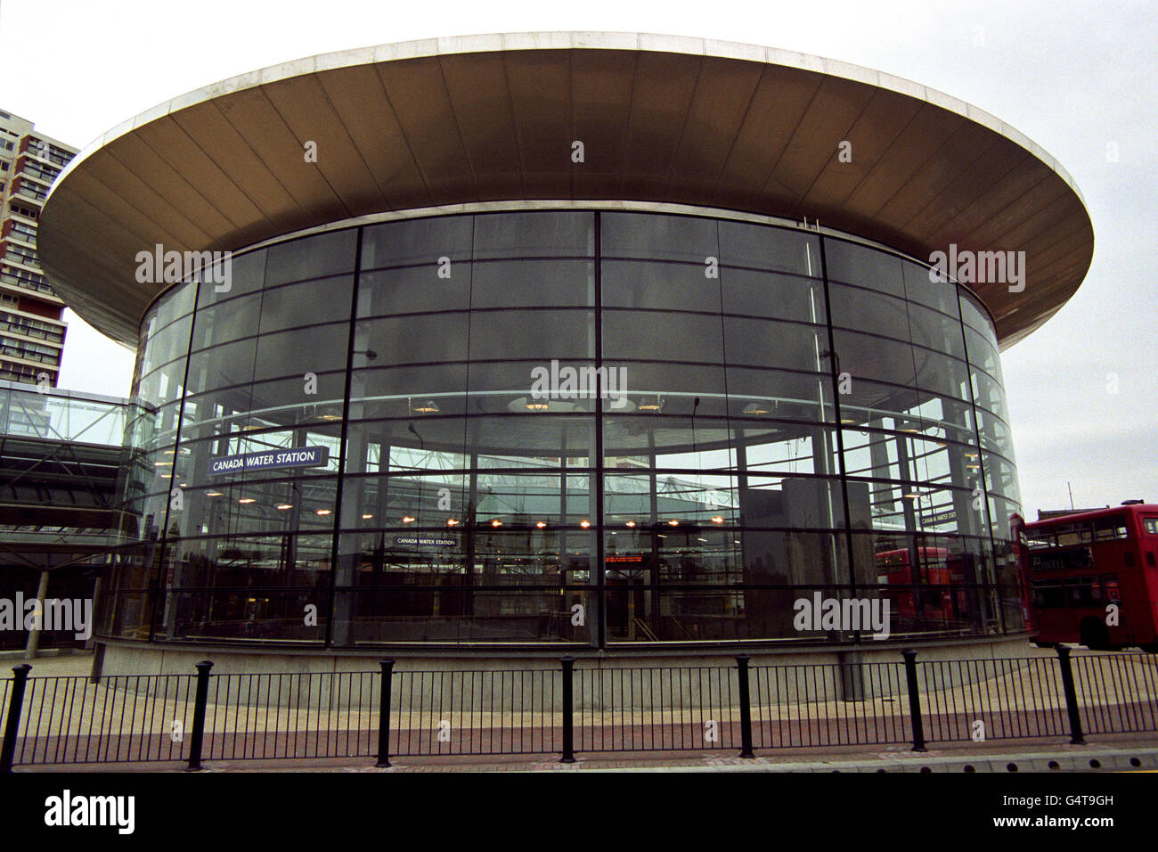 Canada Water tube station, designed by JLE Architects and Heron