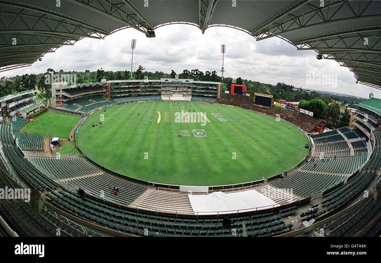 The Wanderers Cricket ground in Johannesburg South Africa. England play