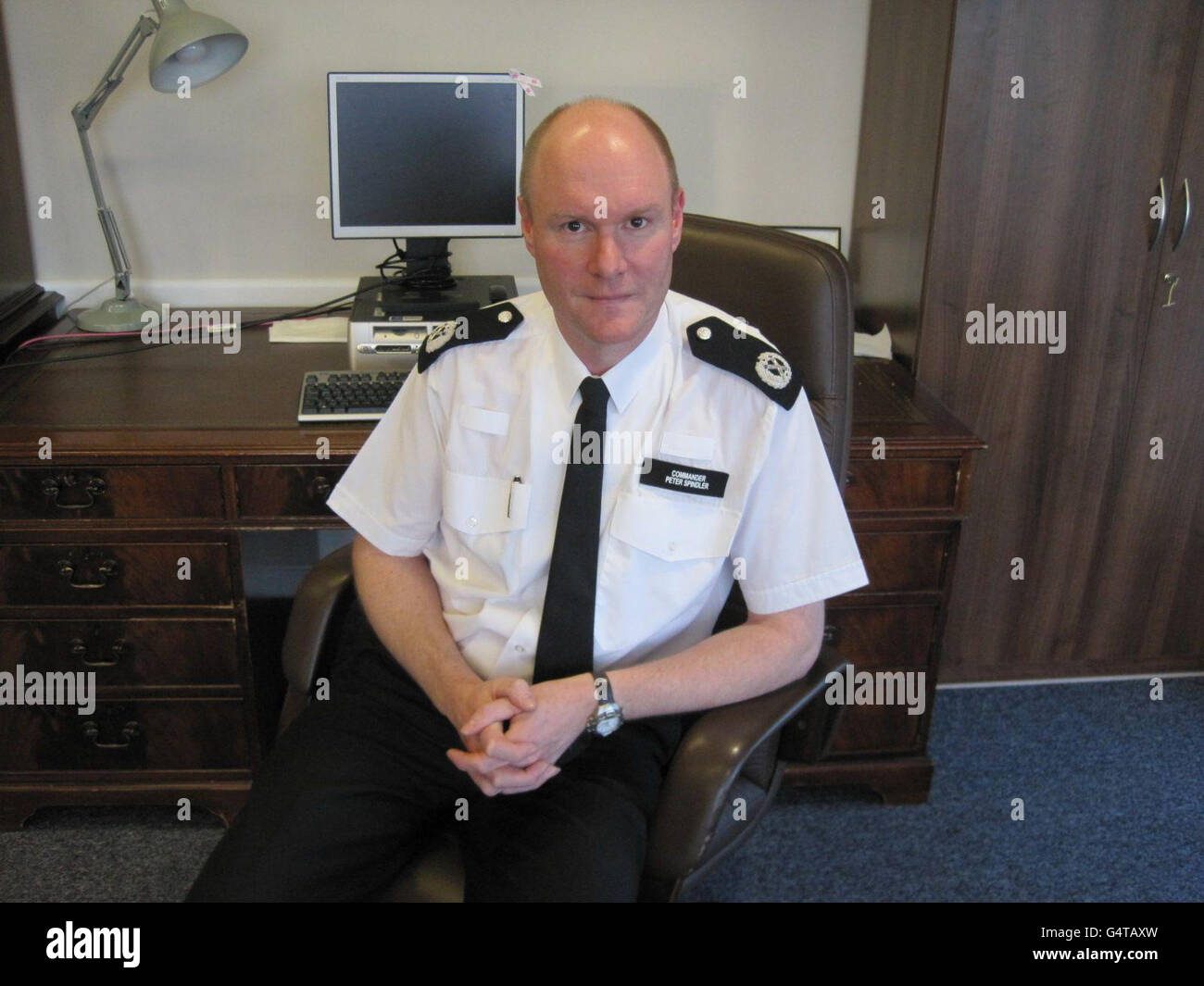Police chief defends resignations Stock Photo Alamy