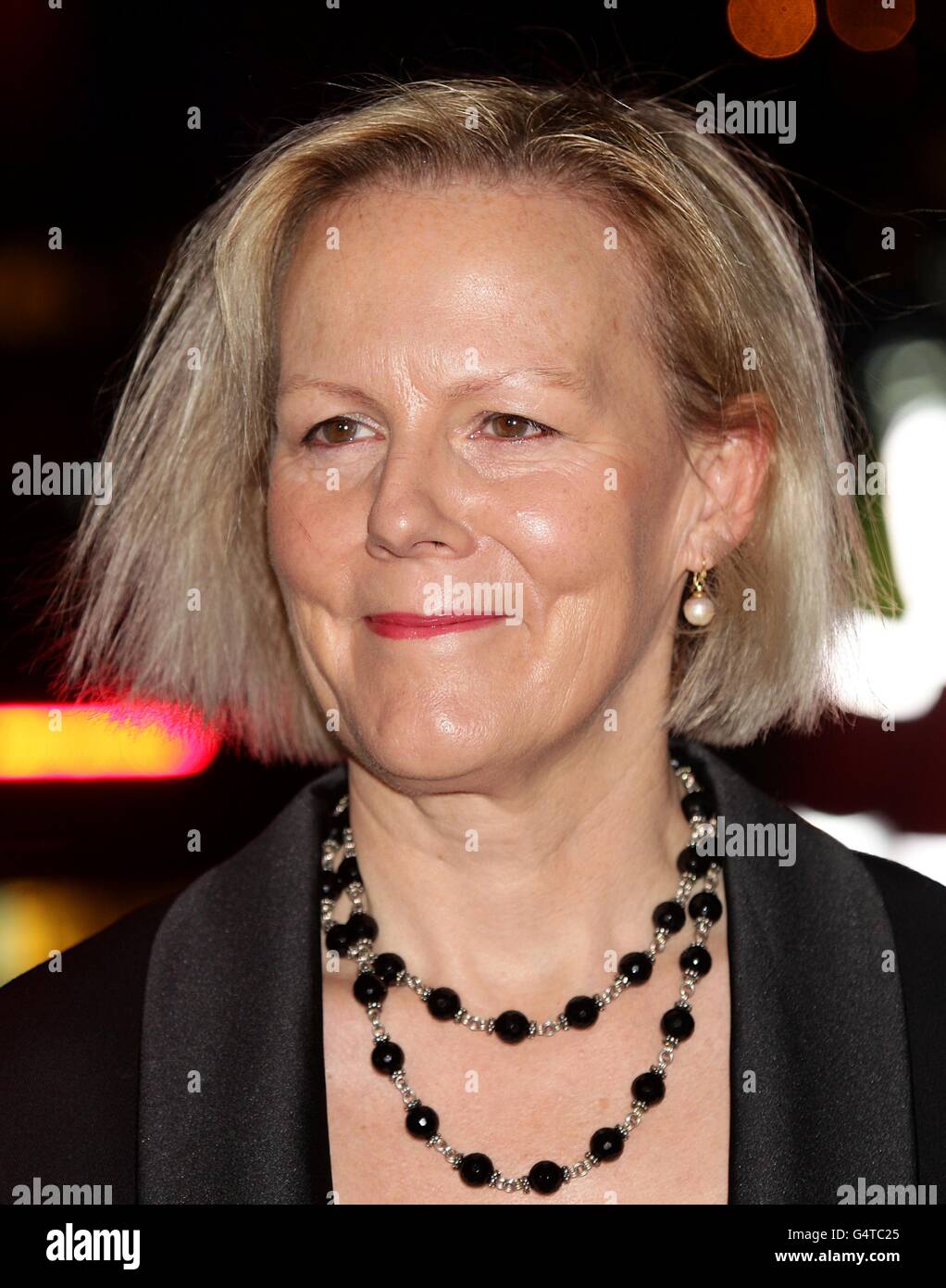 Phyllida Lloyd arriving at the European Premiere of The Iron Lady, at the BFI Southbank, Belvedere Road, London. Stock Photo