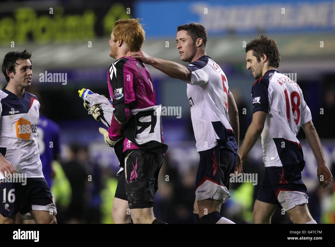 Soccer - Barclays Premier League - Everton v Bolton Wanderers - Goodison Park Stock Photo