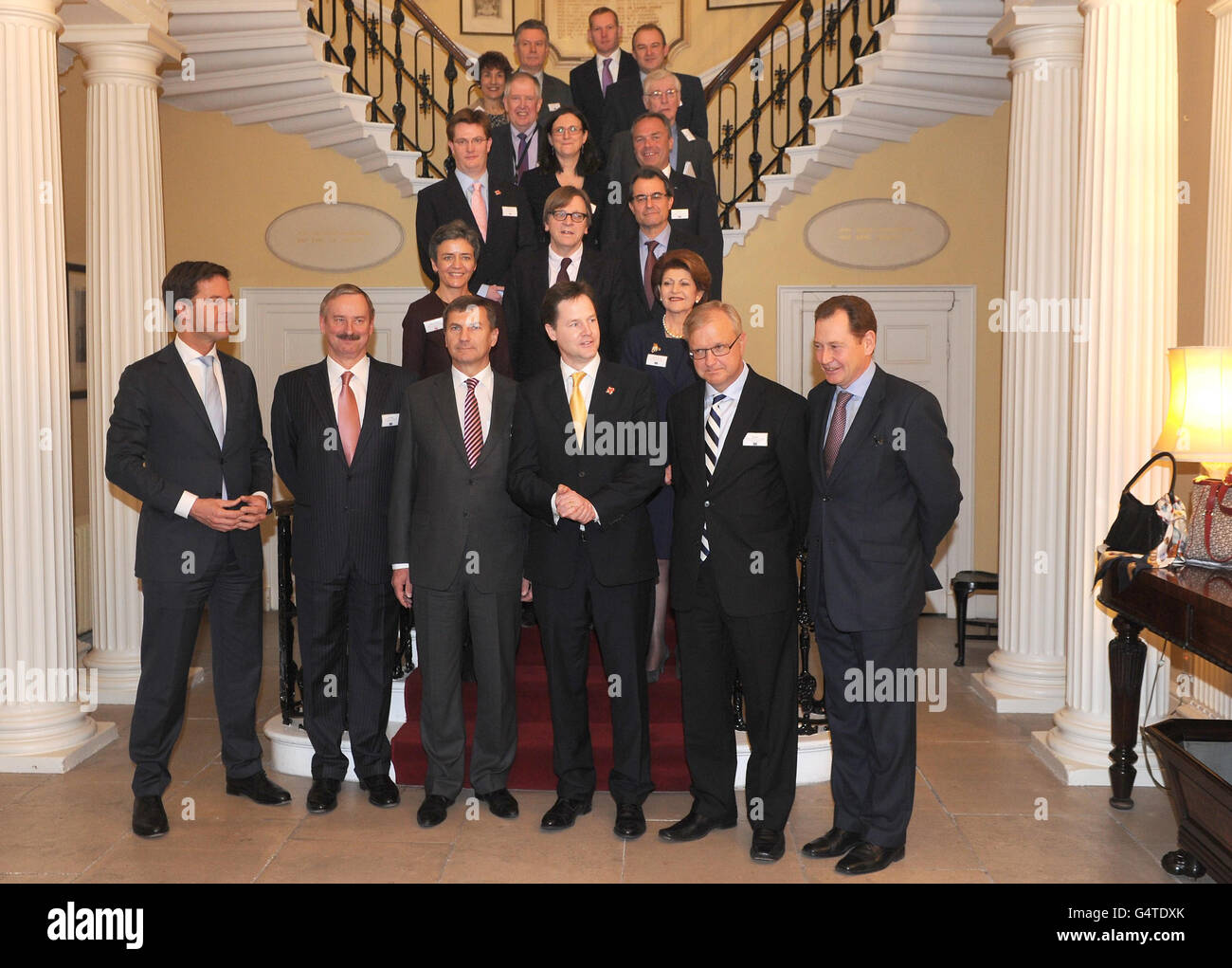 European Liberal leaders visit London Stock Photo Alamy