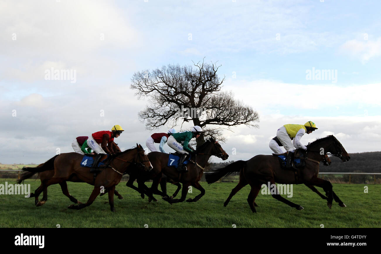 Horse Racing - Taunton Racecourse Stock Photo