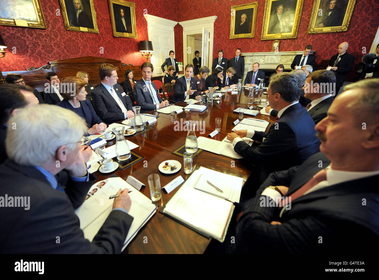 European Liberal leaders visit London Stock Photo Alamy