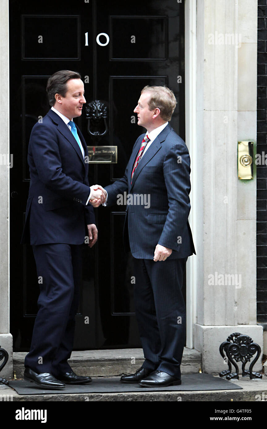 Taoiseach Enda Kenny visit UK Stock Photo Alamy